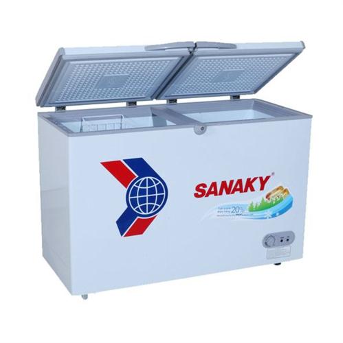 Tủ đông sanaky 4099W1, 2 ngăn đông và mát